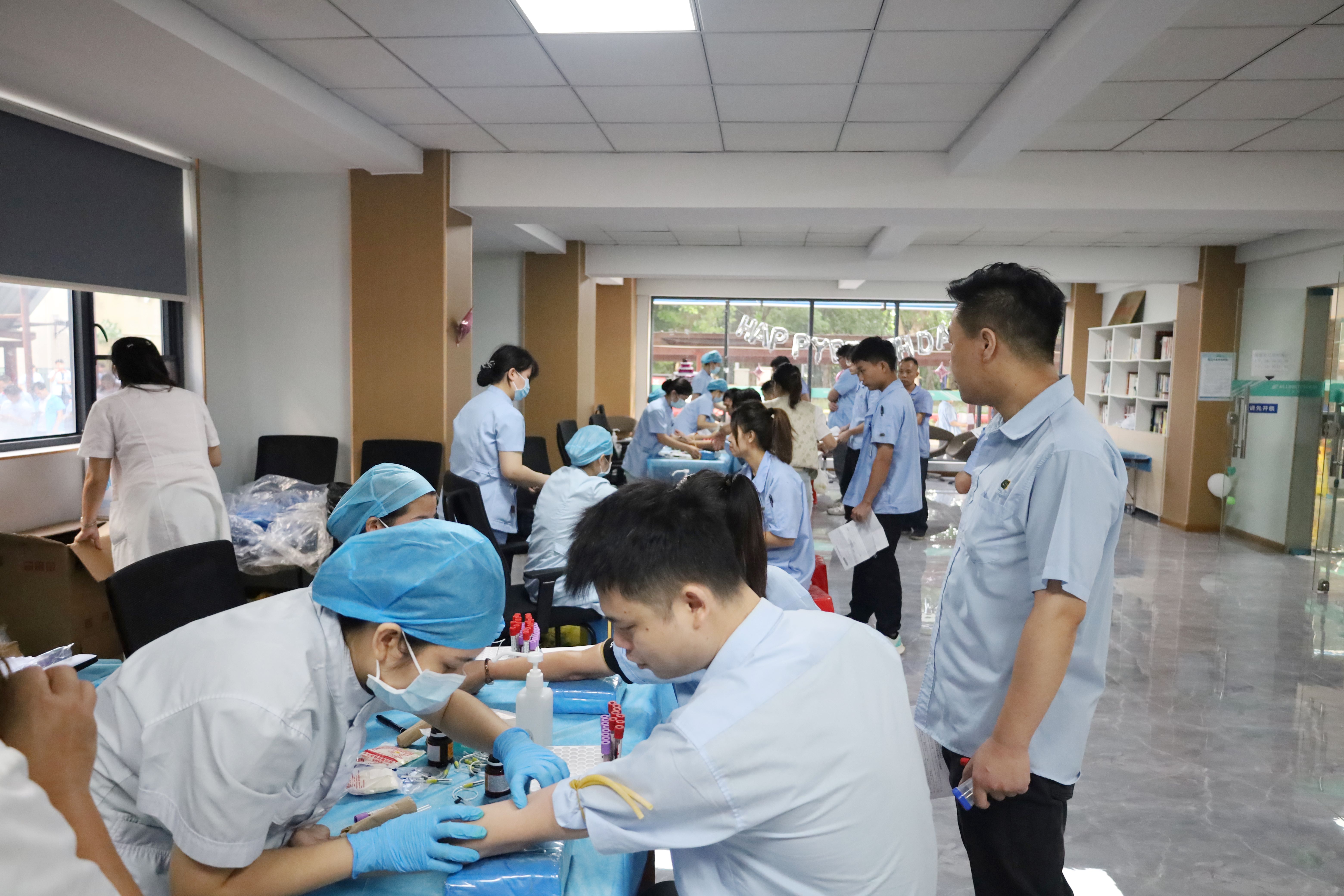 關(guān)愛員工，守護(hù)健康——依頓電子開展2024年度員工健康體檢活動